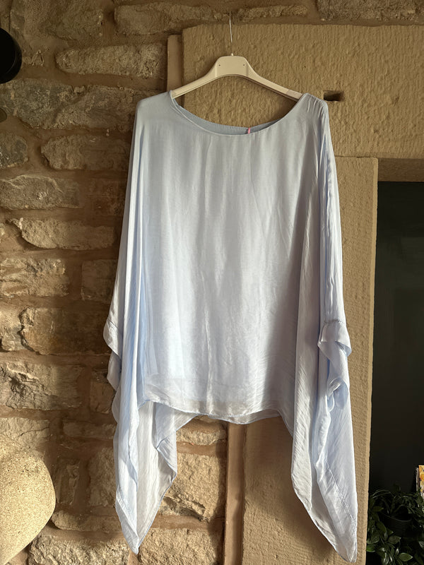 Pale Blue Silk