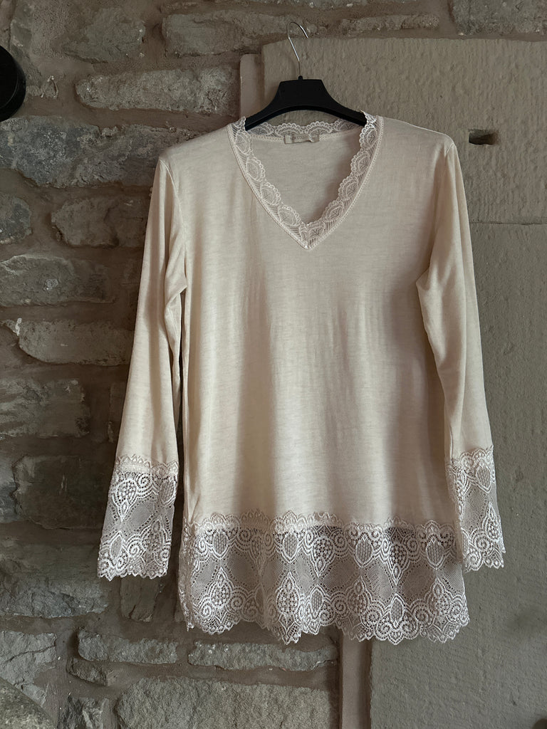 Cream Lace