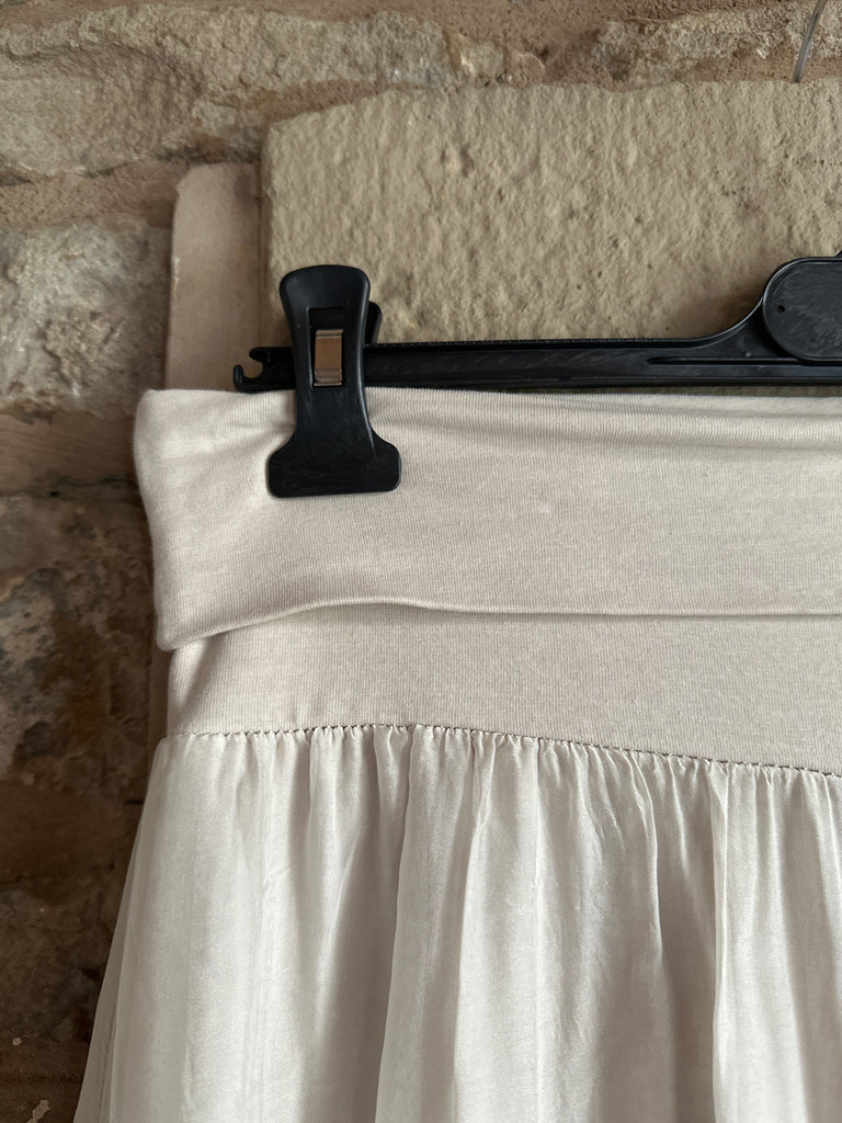 Ivory Silk Pant