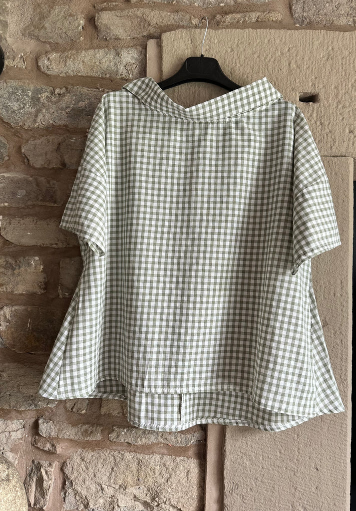 Khaki Gingham