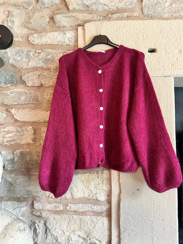 Berry Cardigan