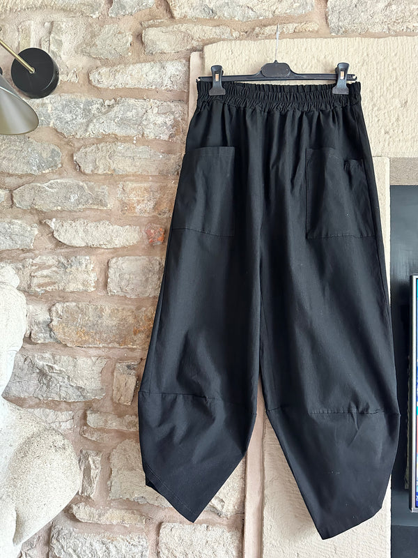 Black Pocket Pant