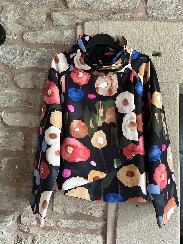 Black Funnel Neck