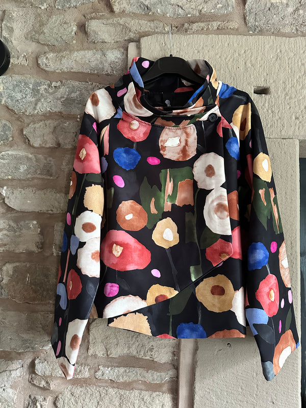 Black Funnel Neck
