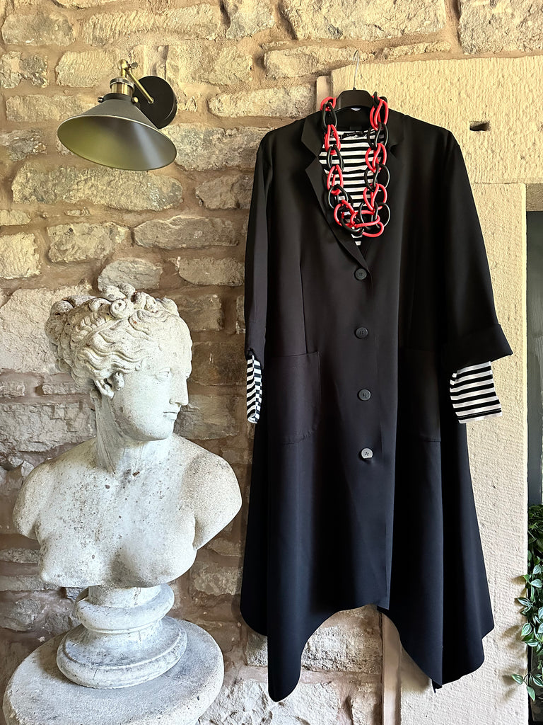 Black Scuba Coat
