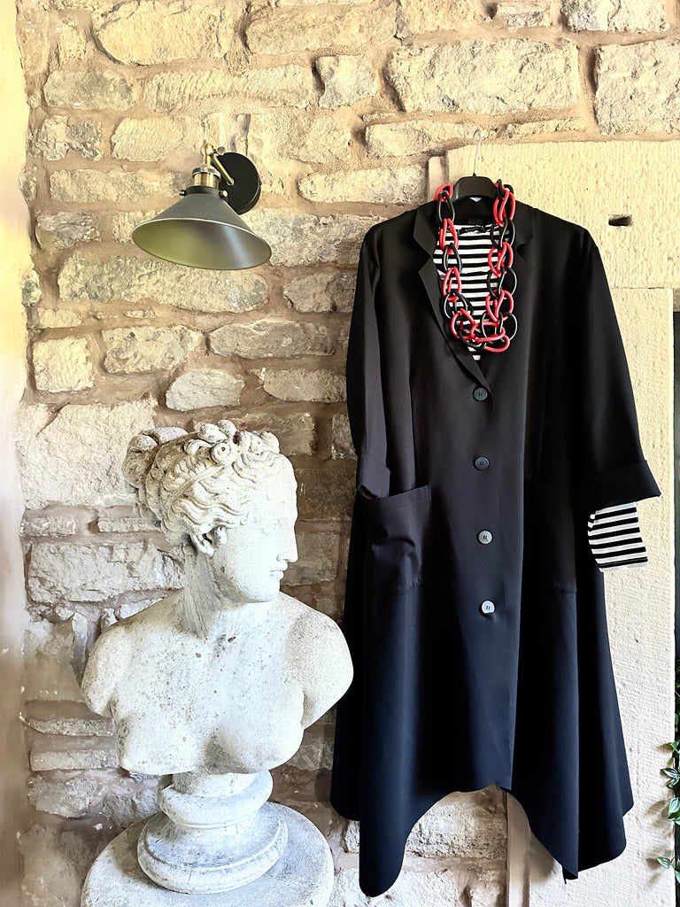 Black Scuba Coat