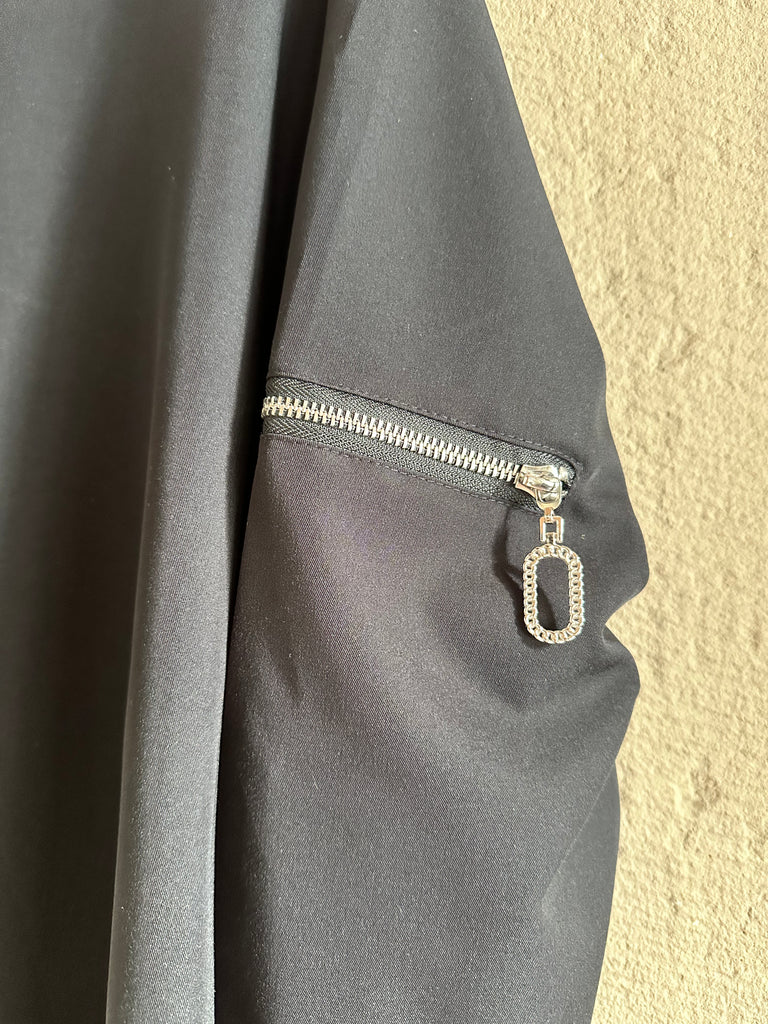 Black Zip Top