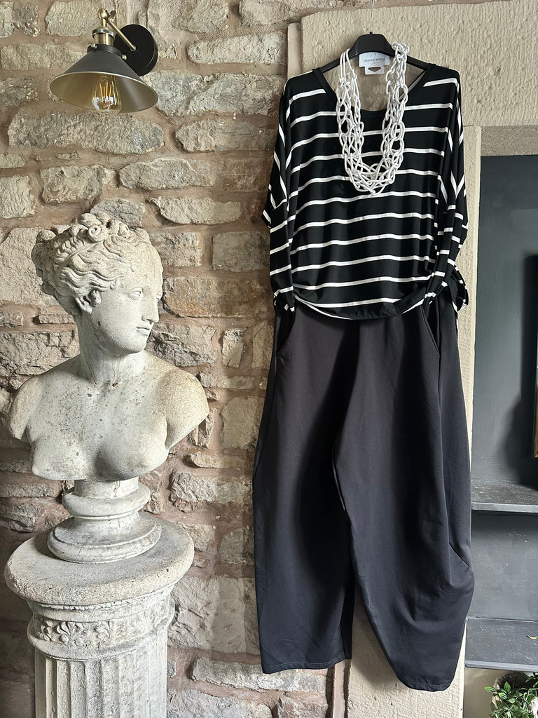 Black  Cacoon Sweatpants