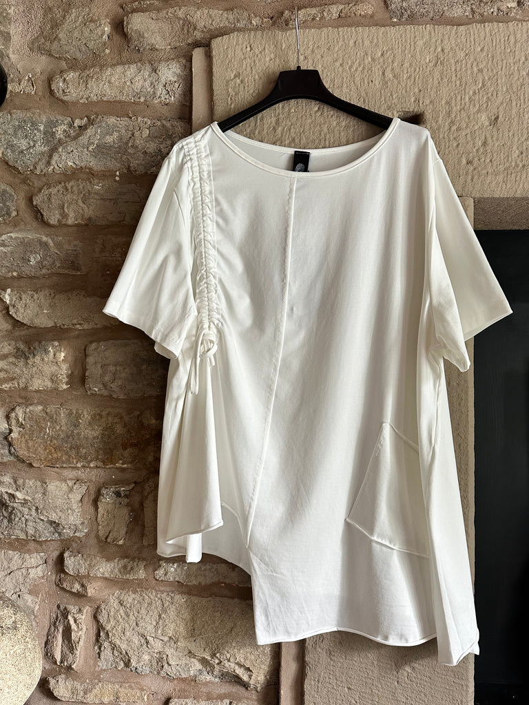Ruched T 2 colours