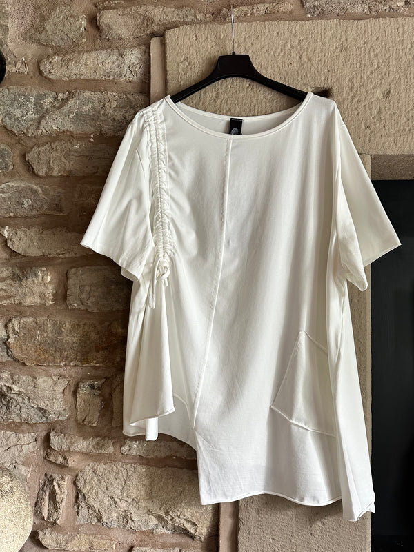 Ruched T 2 colours