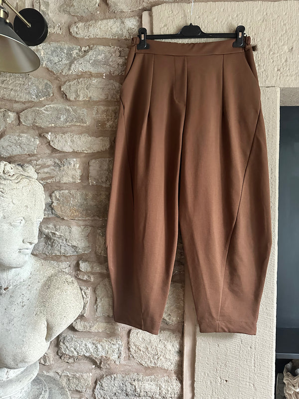 Soft Brown Scuba Pant