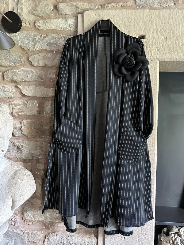 Pinstripe Coat