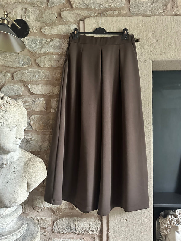 Brown Wide Leg Size 1