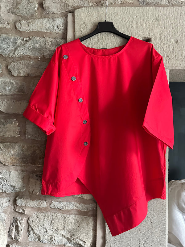 Red Poplin