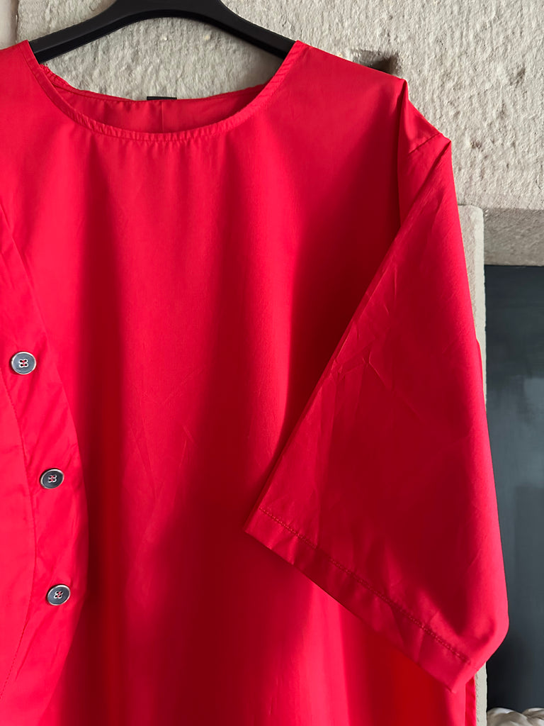 Red Poplin