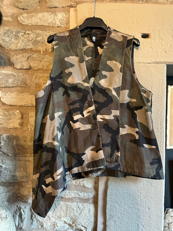 Camo Waistcoat