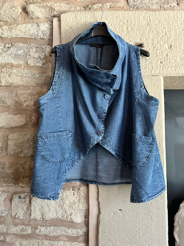 Chambray Waistcoat