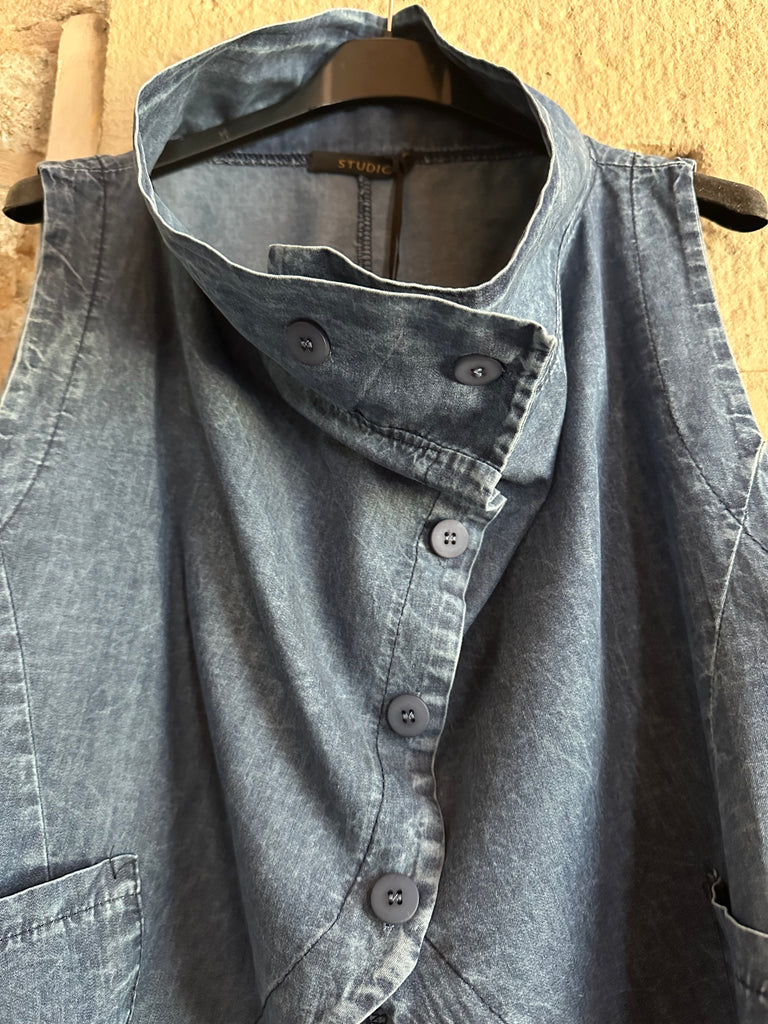 Chambray Waistcoat