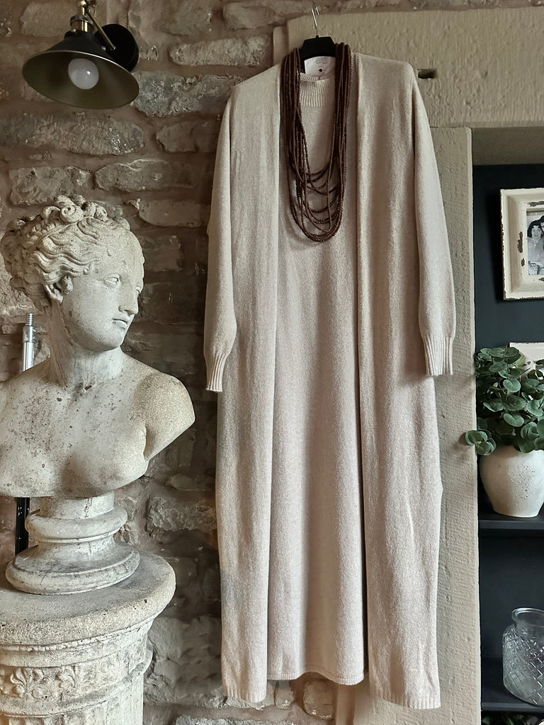 Stone Cardigan Long