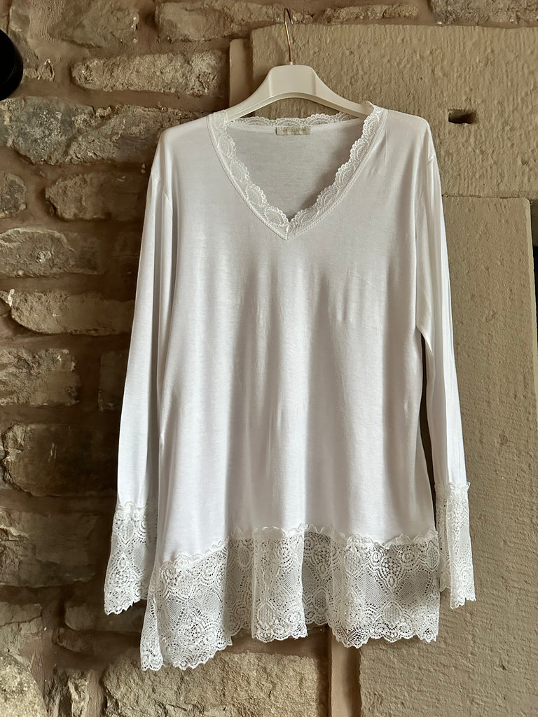 Lace White