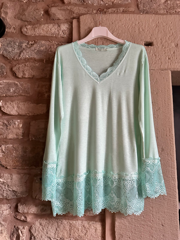 Lace Aqua