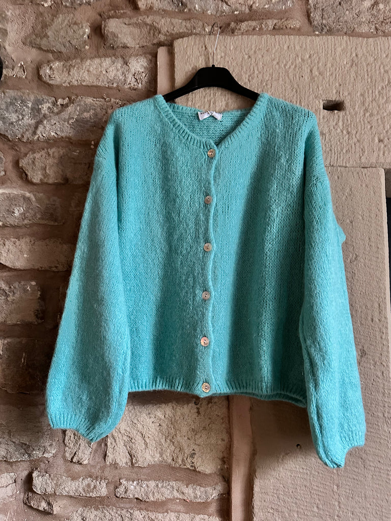 Aqua Cardigan
