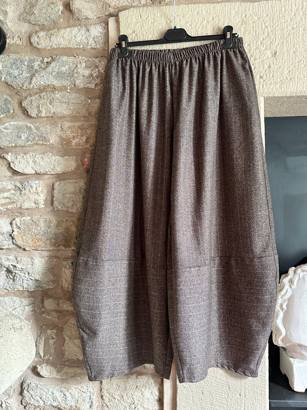 Brown Pinstripe