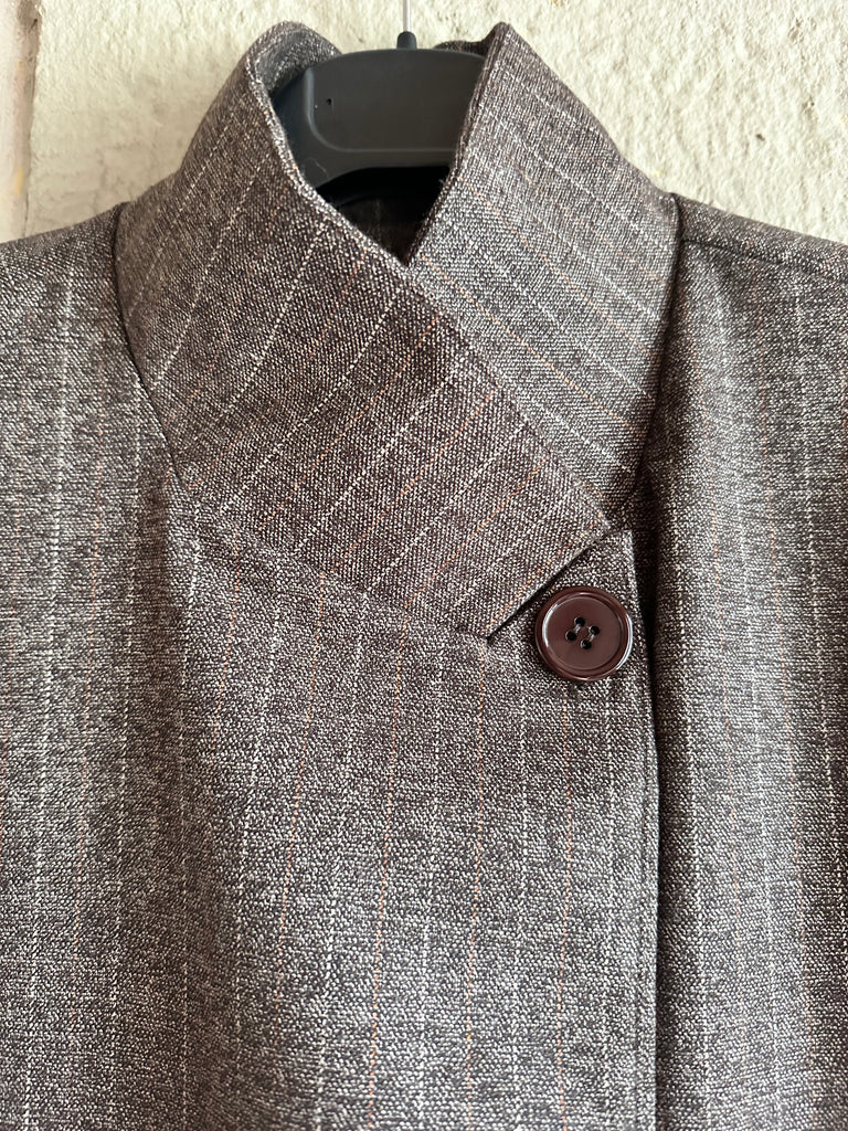 Brown Pinstripe
