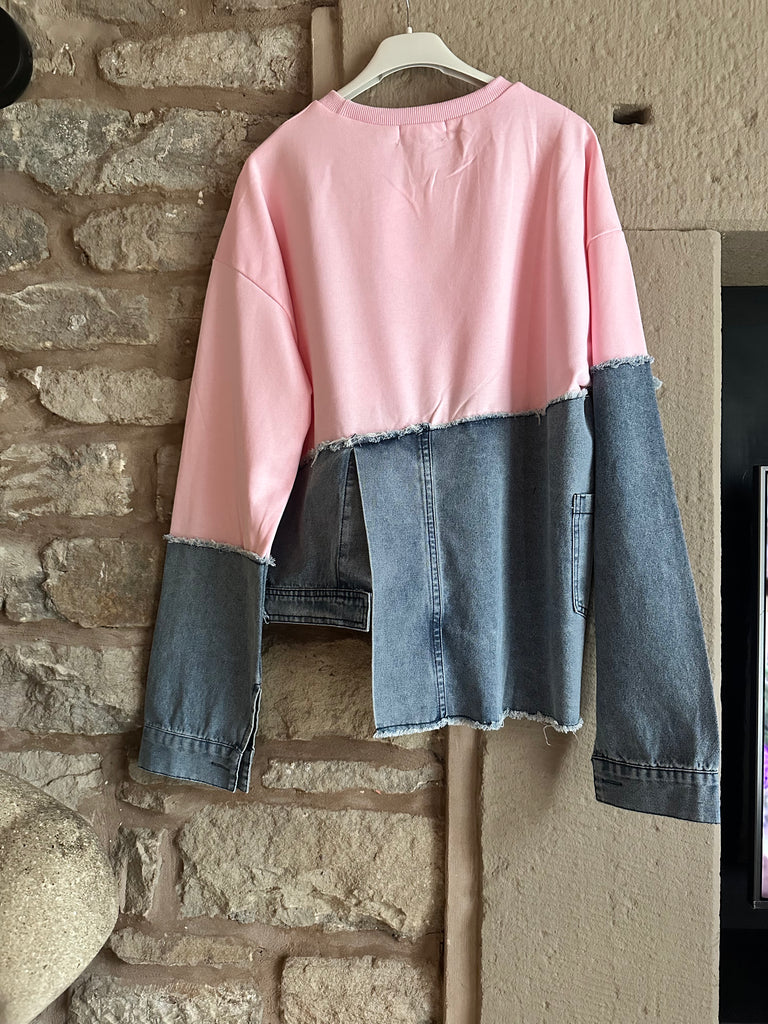 Baby Pink Denim