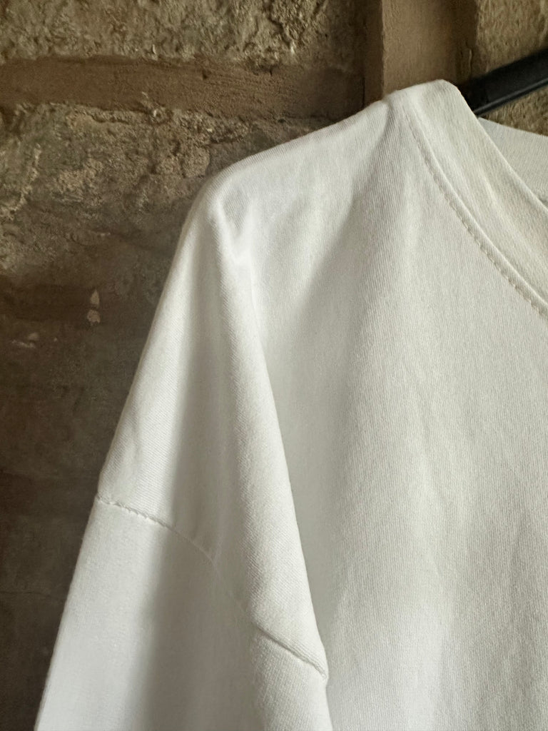 White Round Neck
