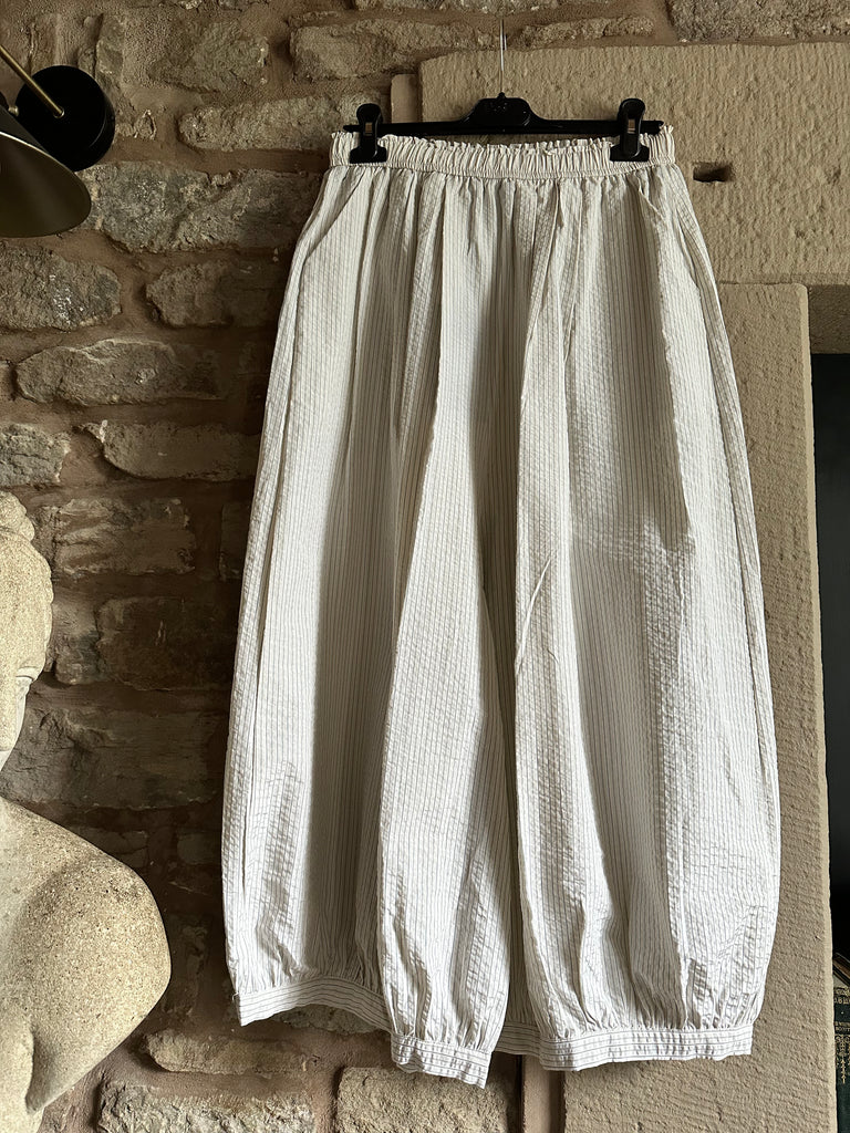 Pinstripe Balloon Pant
