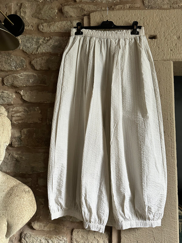 Pinstripe Balloon Pant