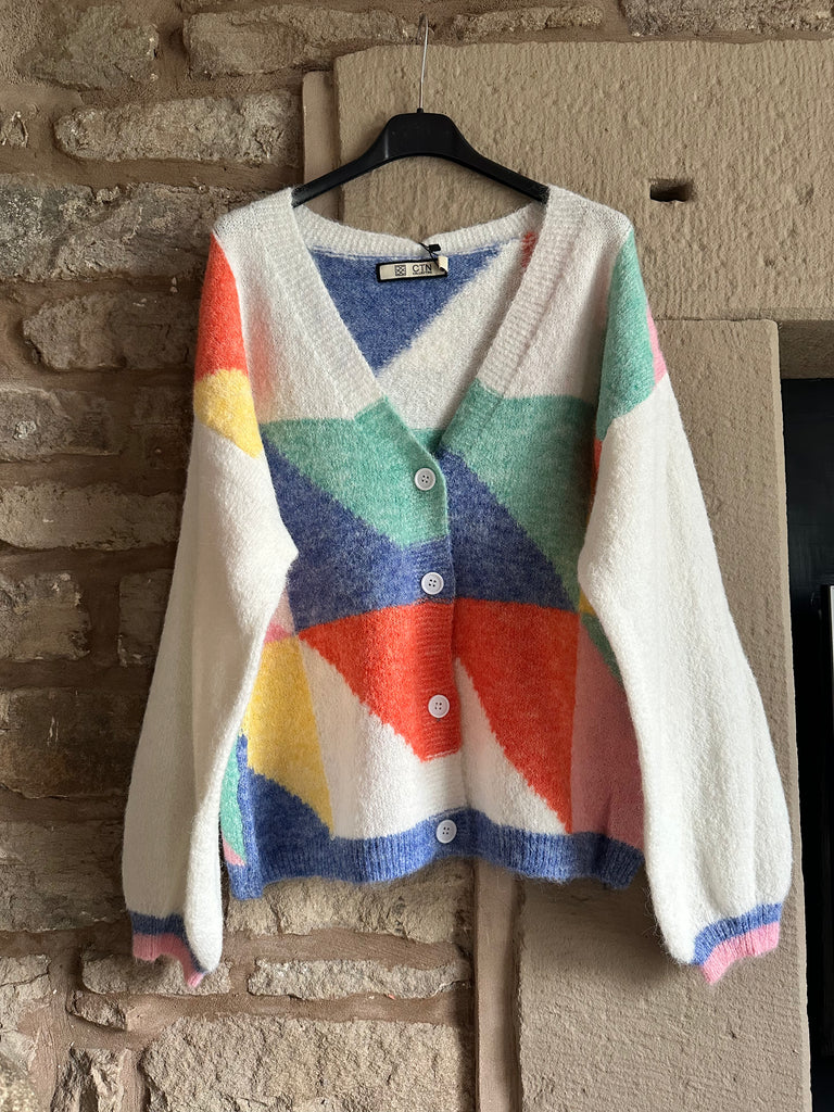 Harlequin Cardigan