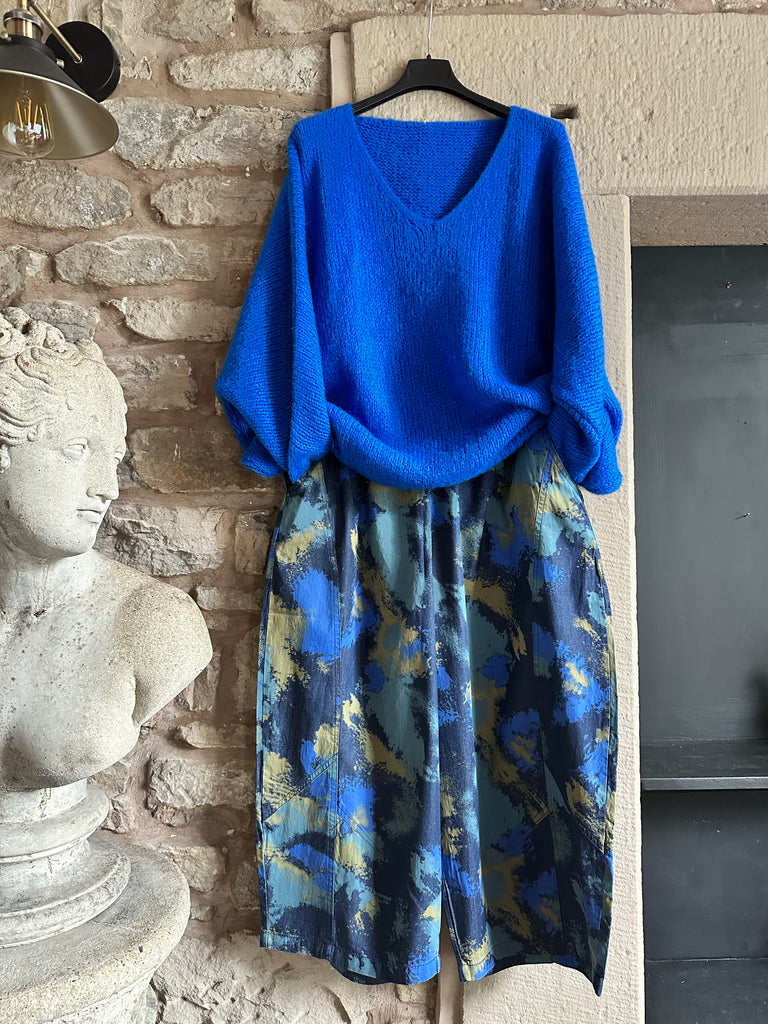 Electric Blue Smudge