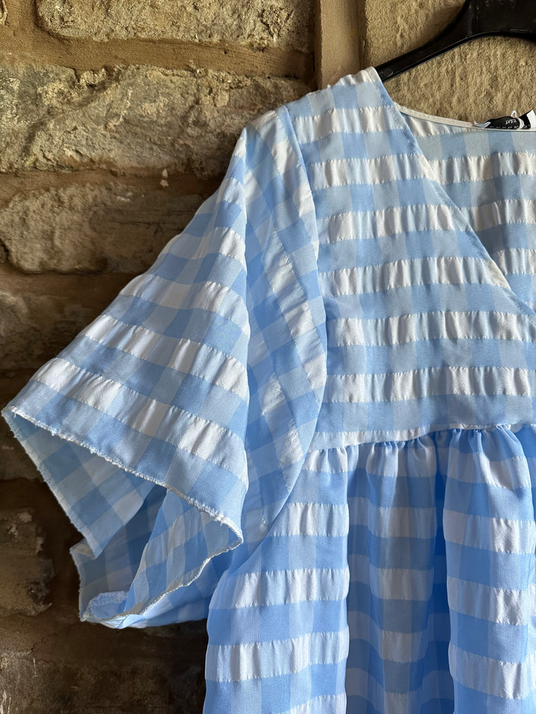 Pale Blue Check