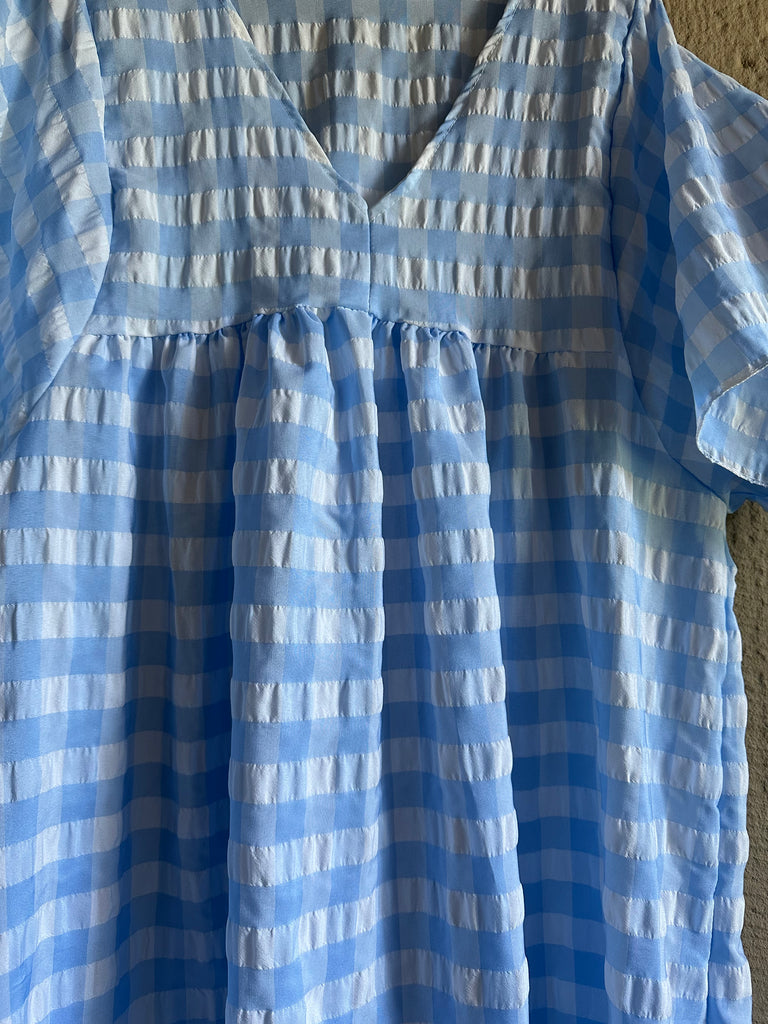 Pale Blue Check