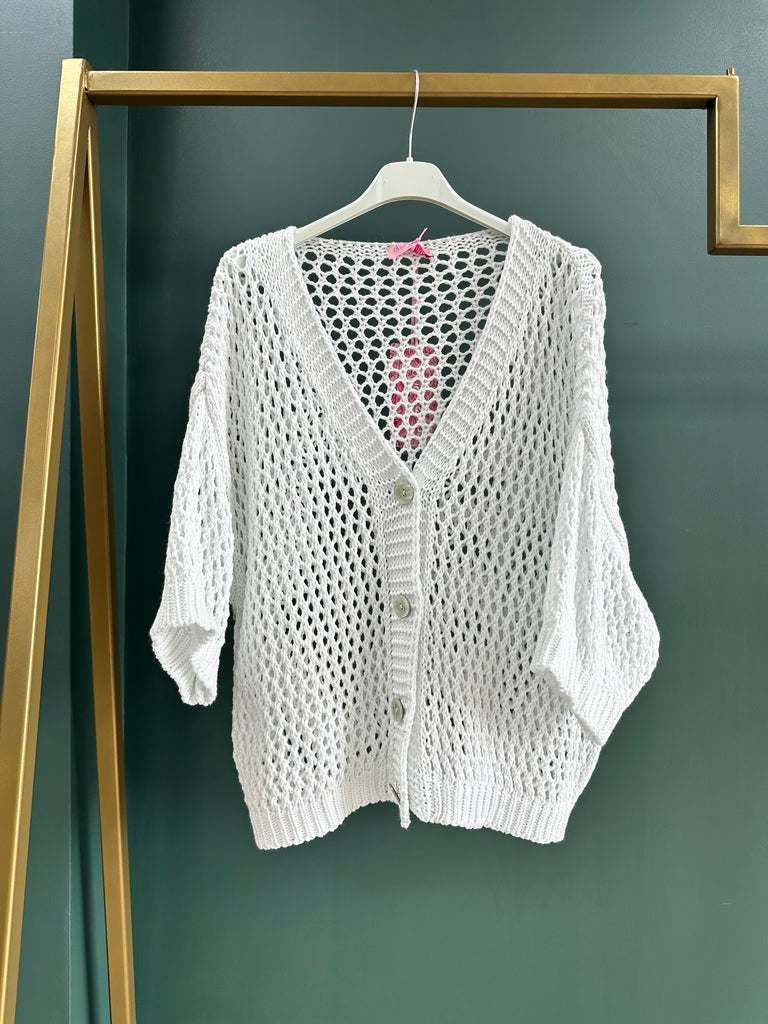 White Cardigan