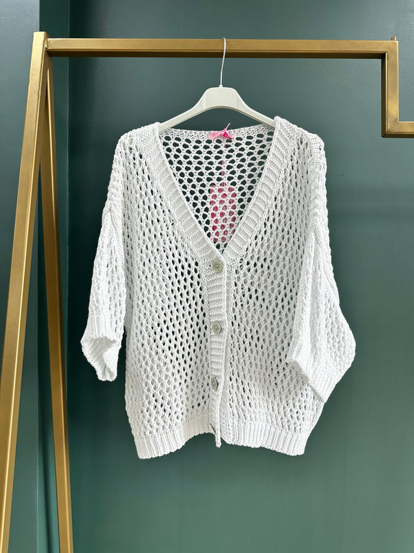 White Cardigan