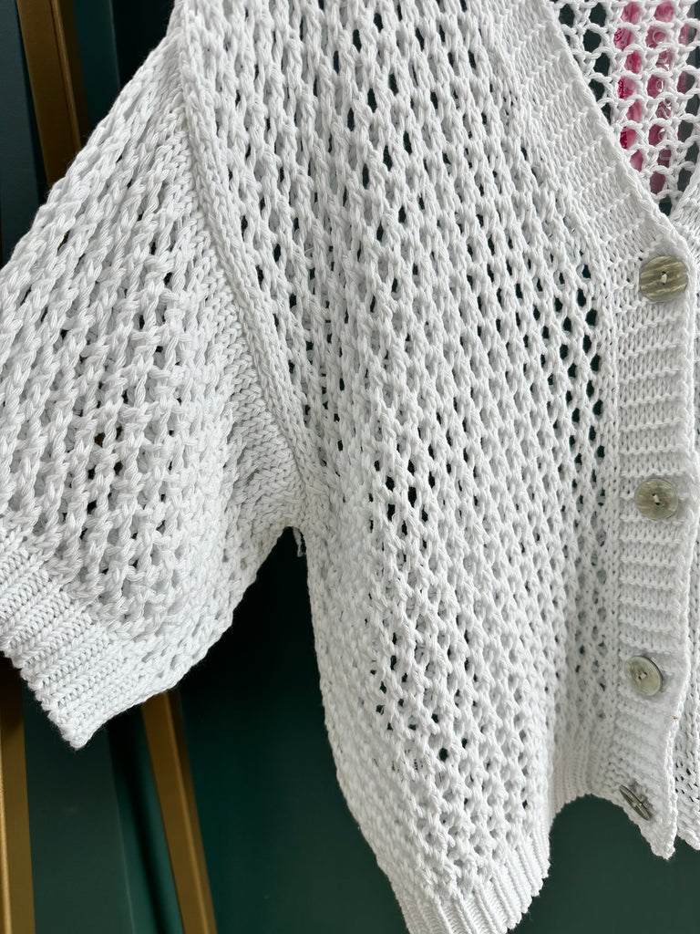 White Cardigan